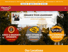 Tablet Screenshot of ottawa.edu