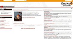 Desktop Screenshot of myottawa.ottawa.edu